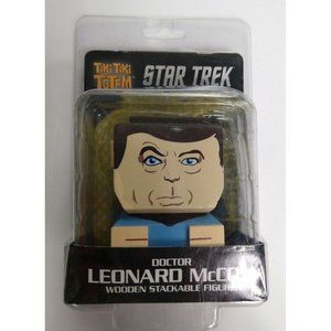 Star Trek Tiki Tiki Totem Dr. Leonard McCoy Wooden Stackable Figure